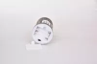 20 cm skleněný svícen s led osvětlením