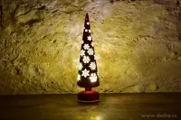 34 cm LED svítící stromeček