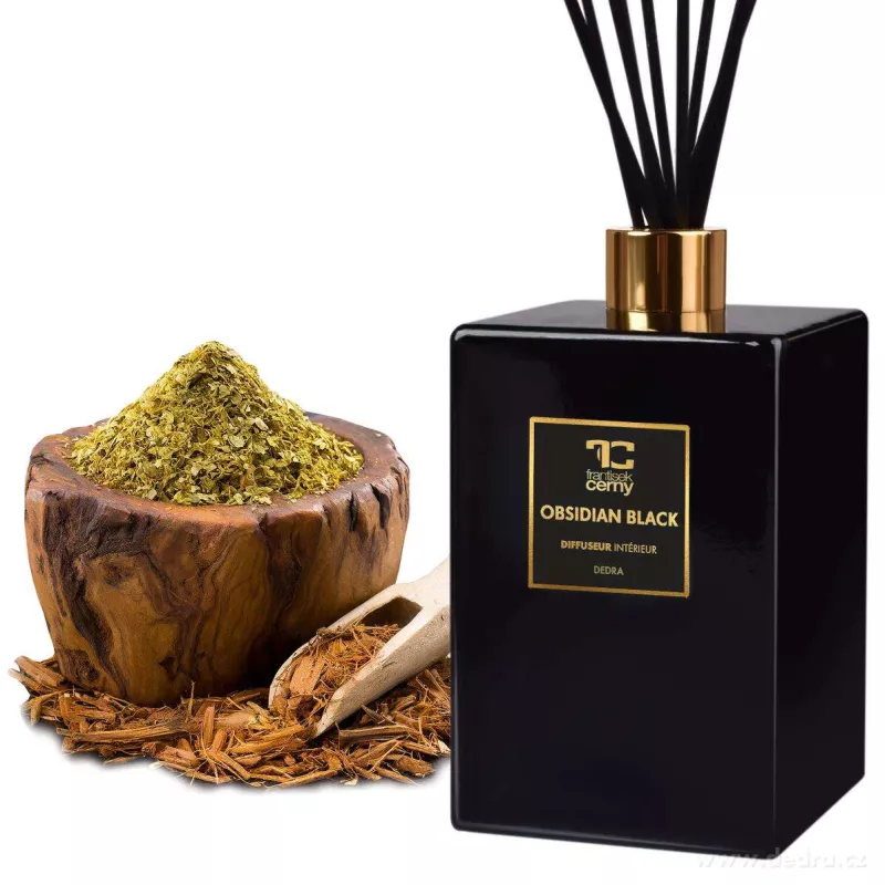 500 ml tyčinkový difuzér, OBSIDIAN BLACK, PARFUMIA®
