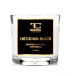 55 ml votivní sójová eko-svíce, OBSIDIAN BLACK, PARFUMIA®
