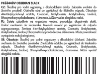 55 ml votivní sójová eko-svíce, OBSIDIAN BLACK, PARFUMIA®
