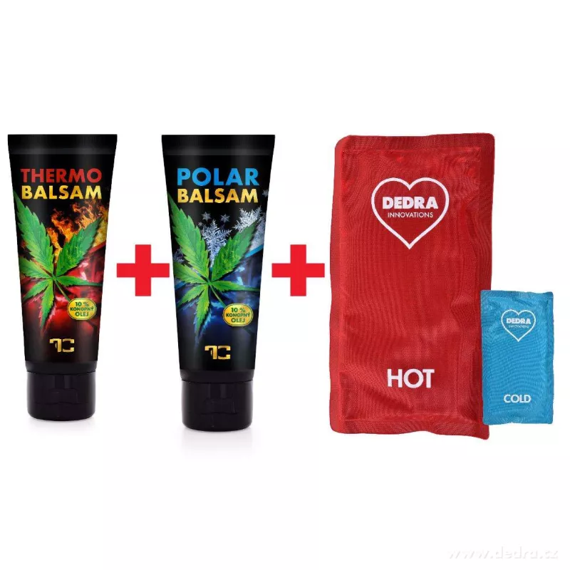 Dárková sada THERMO & POLAR KONOPNÉ BALSÁMY