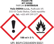 Interiérový bytový sprej MY HOME, PARFUM D'INTÉRIEUR