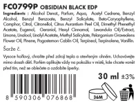 Parfémová voda (EDP) OBSIDIAN BLACK