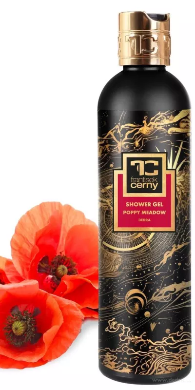 Přírodní šetrný sprchový gel s glycerinem a Aloe vera, POPPY MEADOW