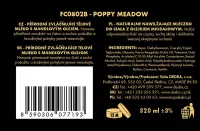 Přírodní zvláčňující tělové mléko s exkluzivním parfémem, POPPY MEADOW
