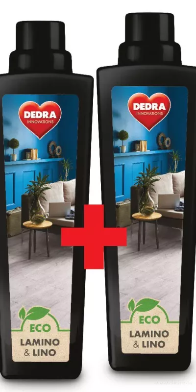 Sada 2 ks EKO koncentrát na plovoucí, laminátové podlahy, vinyl a linolea, ECO LAMINO&LINO