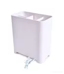 Stojan/odkapávač na kuchyňské náčiní a příbory s okapem