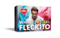 Tablety na skvrny na bílém prádle WHITE FLECKITO TABS
