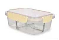 200 + 200 + 300 ml skleněná dóza na potraviny FRESH GLASS CVAK&CVAK