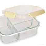 200 + 200 + 300 ml skleněná dóza na potraviny FRESH GLASS CVAK&CVAK