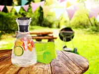3 ks KELÍMEK 350 ml z odolného plastu zelený
