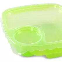 Duobox 500ml+100ml dóza na potraviny zelený