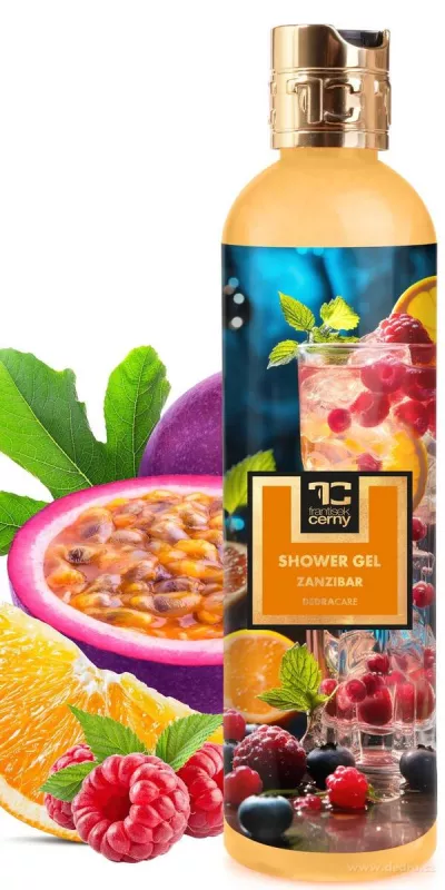 Přírodní šetrný sprchový gel s glycerinem a Aloe vera, ZANZIBAR