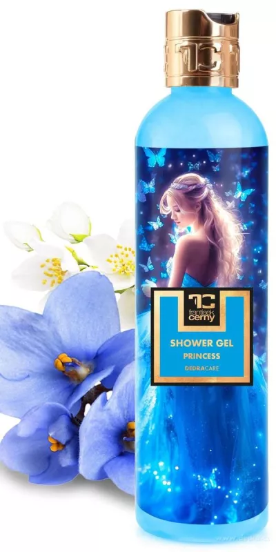 Přírodní šetrný sprchový gel s glycerinem a Aloe vera, PRINCESS