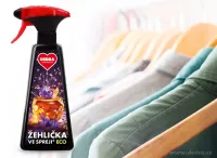 Sada 1+1 ECO žehlička ve spreji® VIOLETS IN HONEY na vyrovnání skladů a záhybů na oblečení
