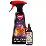 Sada 1+1 ECO žehlička ve spreji® VIOLETS IN HONEY na vyrovnání skladů a záhybů na oblečení