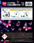 Sada 1+1 EKO tablety na barevné prádlo ECOTABS COLORITO