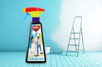 Sada 1+1 odstraňovač cementových a vápenatých povlaků po malování ECO CEMENTEX
