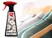 Sada 1+1 ZDARMA ECO žehlička ve spreji® WHITE COTTON na vyrovnání skladů a záhybů na oblečení