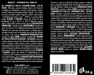 120 kapslí VITAMIN D3, 1000 IU