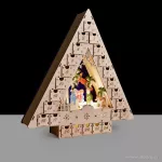 41 cm svítící LED adventní kalendář