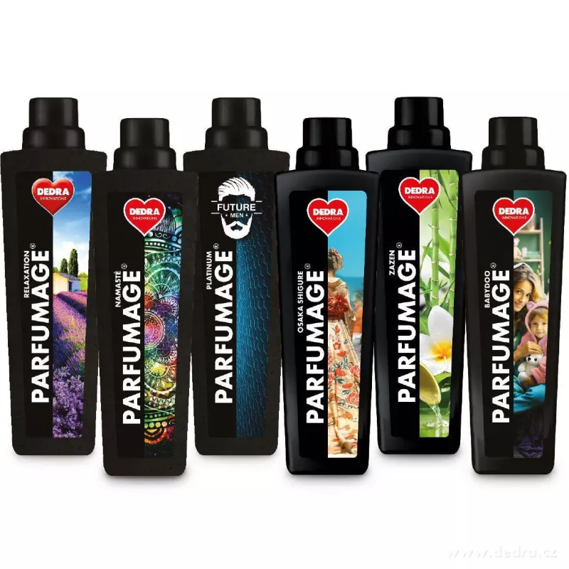 Sada parfémů na praní PARFUMAGE® 750ml 5+1 ZDARMA