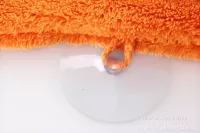 Polštář do vany z hebkého mikrovlákna nafukovací+přísavky