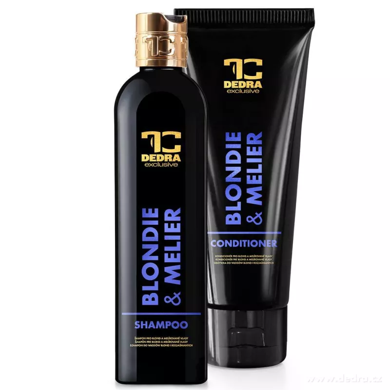 Sada 1+1 šampón a kondicionér pro blond a melírované vlasy, BLONDIE & MELIER