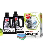 Sada 2+1 gel do myčky RAPIDGEL AQUATIX® a multifunkční tablety do myčky SUPERTABS AQUATIX® ECOLOGIX