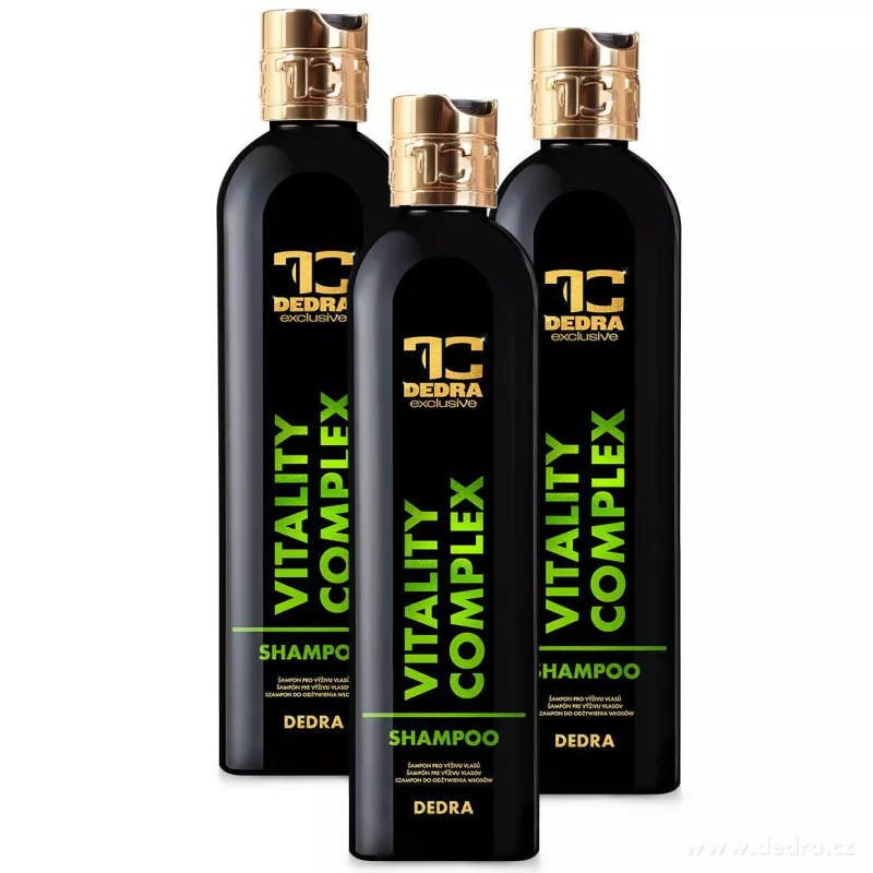 SADA 3 ks šampón pro každodenní použití a dokonalou výživu vlasů VITALITY COMPLEX