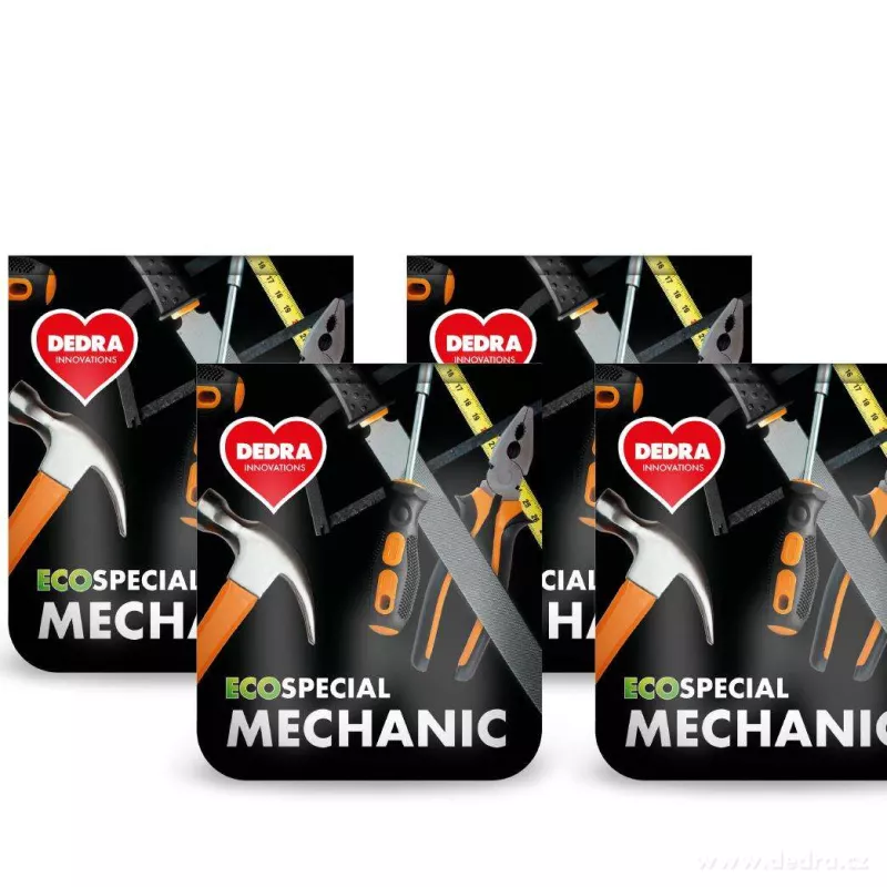 Sada 4 ks EKO prací prášek na montérky a pracovní oděvy ECOSPECIAL MECHANIC