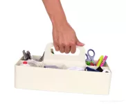 Stohovatelný organizér bílý