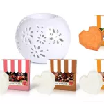 Voňavá sada 4 ks vosků DELICATES + AROMALAMPA ZDARMA