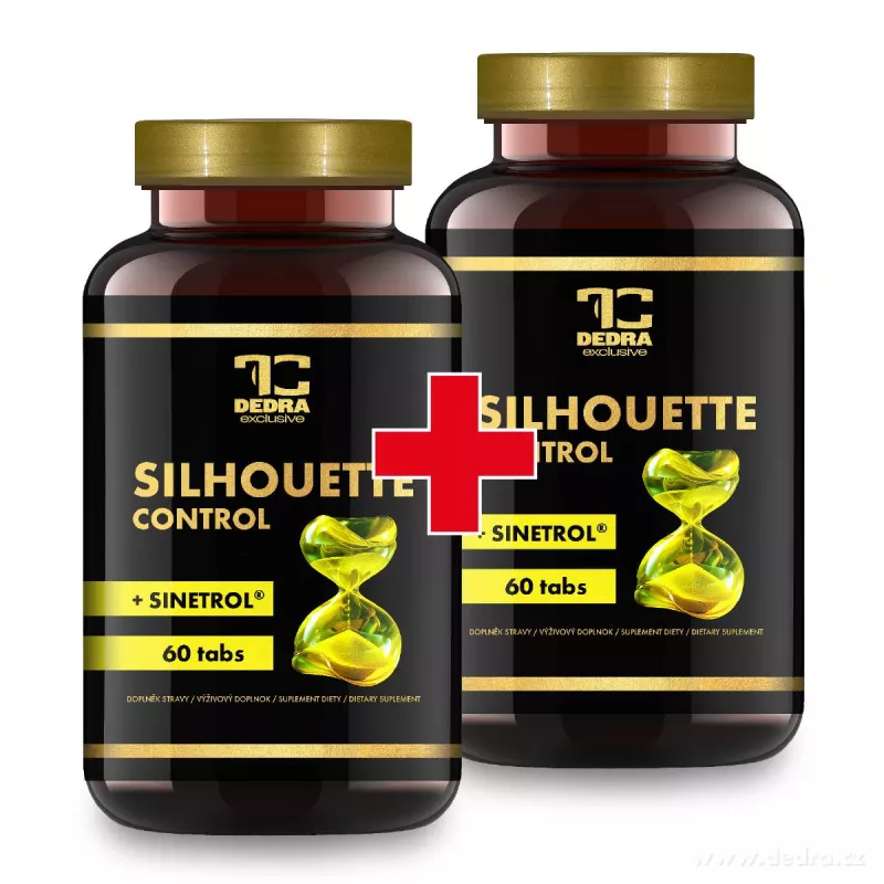 120 kapslí SADA 1+1 SILHOUETTE CONTROL + SINETROL®, podpora hubnutí