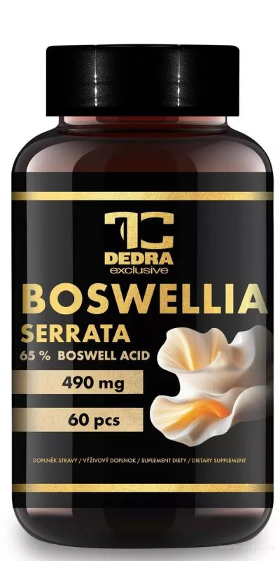 BOSWELLIA SERRATA 490 mg | standardizovaný extrakt (65 % kyseliny boswellové) na klouby
