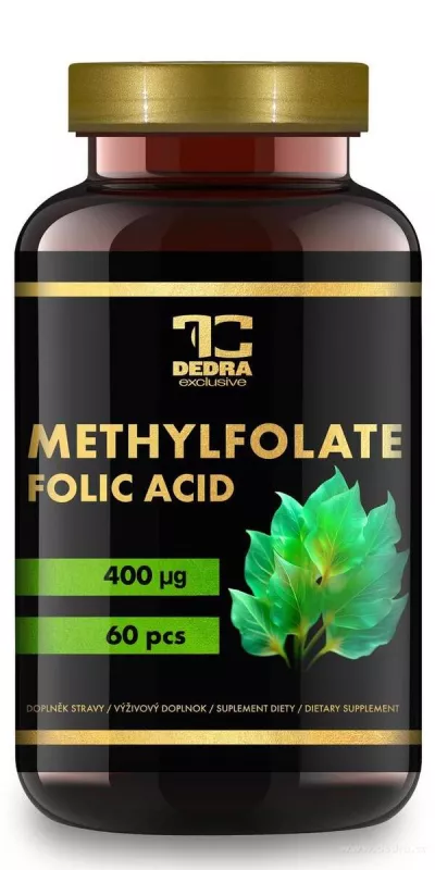 METHYLFOLATE - KYSELINA LISTOVÁ 400 μg | pro plánování těhotenství, imunitu a krvetvorbu