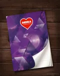 Poznámkový blok/zápisník Dedra LA COLLECTION PRIVÉE A5 vhodný na zapisování objednávek, 50 listů
