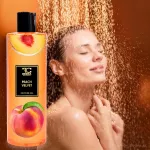 Přírodní šetrný sprchový gel s glycerinem PEACH VELVET