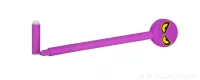 REBELITO gumovatelné pero /propiska purple