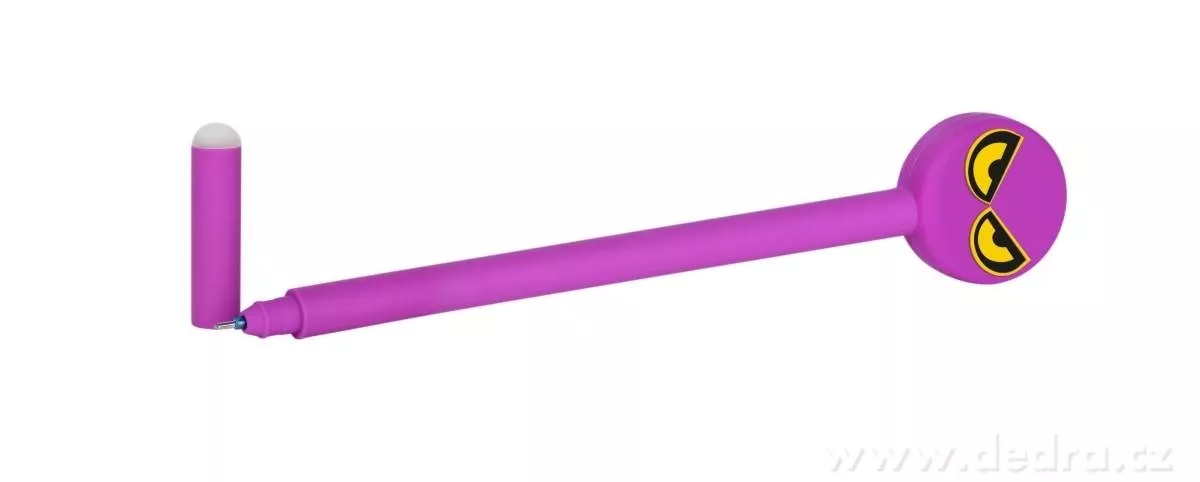 REBELITO gumovatelné pero /propiska purple