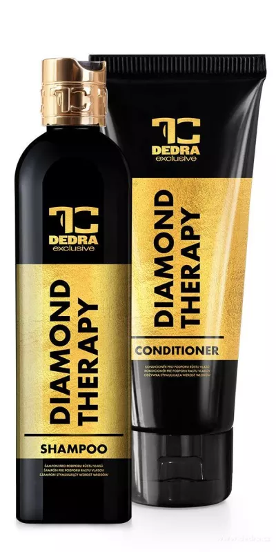 Sada 1+1 šampón a kondicionér pro podporu růstu vlasů a zabránění jejich vypadávání, DIAMOND THERAPY