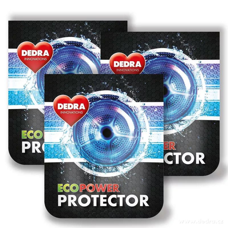 Sada 2+1 EKO změkčovač na ochranu pračky proti vodnímu kameni PROTECTOR