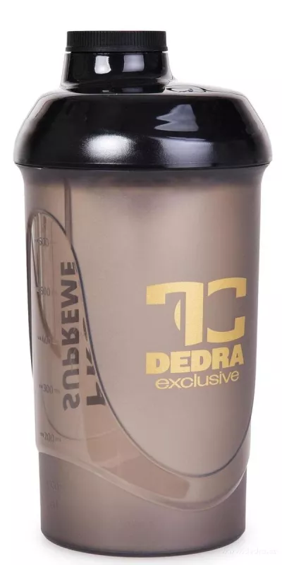 SHAKER | šroubovací víko i náustek na pití + míchací sítko | PROTEIN SUPREME