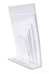 VISO | 9 x 13 cm | průhledný stojánek na fotky, menu & vzkazy | na výšku