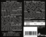 VITAMIN B12 - METHYLCOBALAMIN 500 μg | pro energii, krvetvorbu a nervy