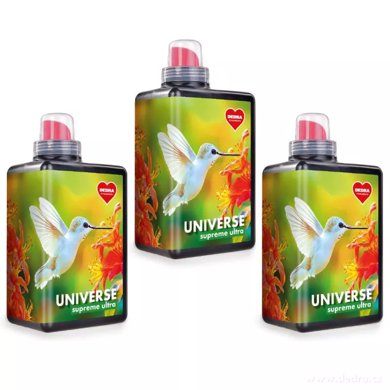 3× UNIVERSE | Univerzální prací gel na bílé & barevné prádlo | SUPREME ULTRA | 84 praní