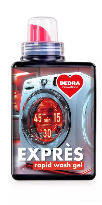 EXPRÈS | gel na praní na expresní programy | svěžest, rychlost & péče | 15 praní