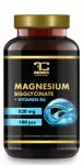 MAGNESIUM BISGLYCINÁT 830 mg (166 mg elementární hořčík) + vitamín B6 P5P | vysoká vstřebatelnost & podpora nervů