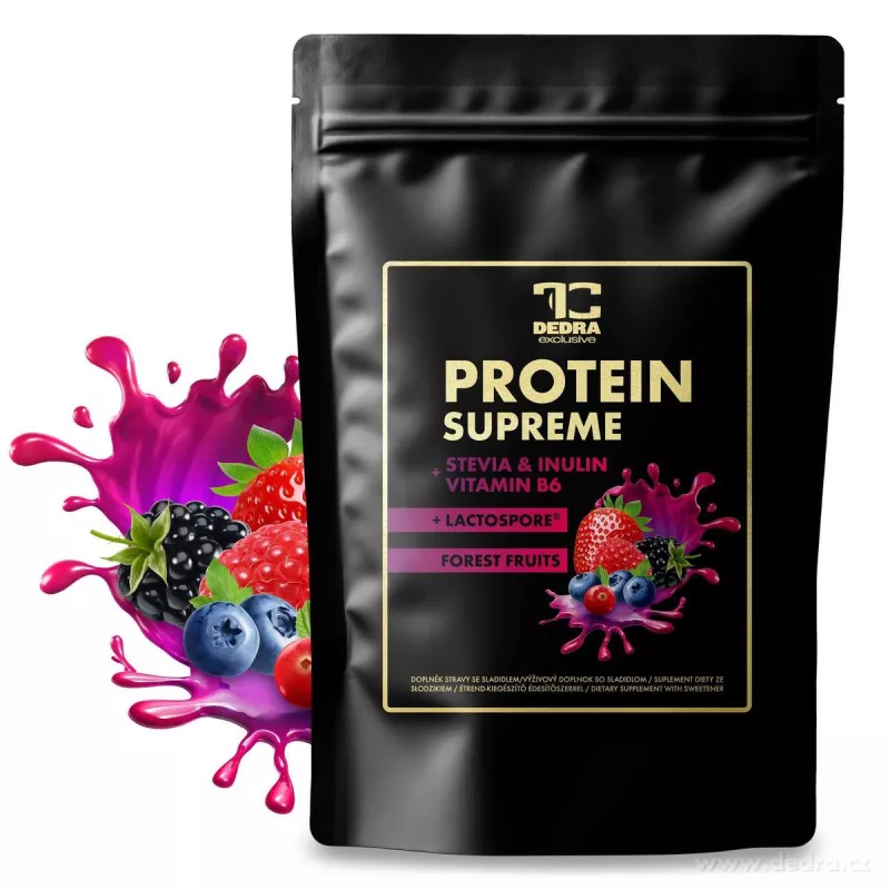PROTEIN SUPREME | komplexní proteinový nápoj se Stevií, Inulinem a probiotikem LactoSpore®